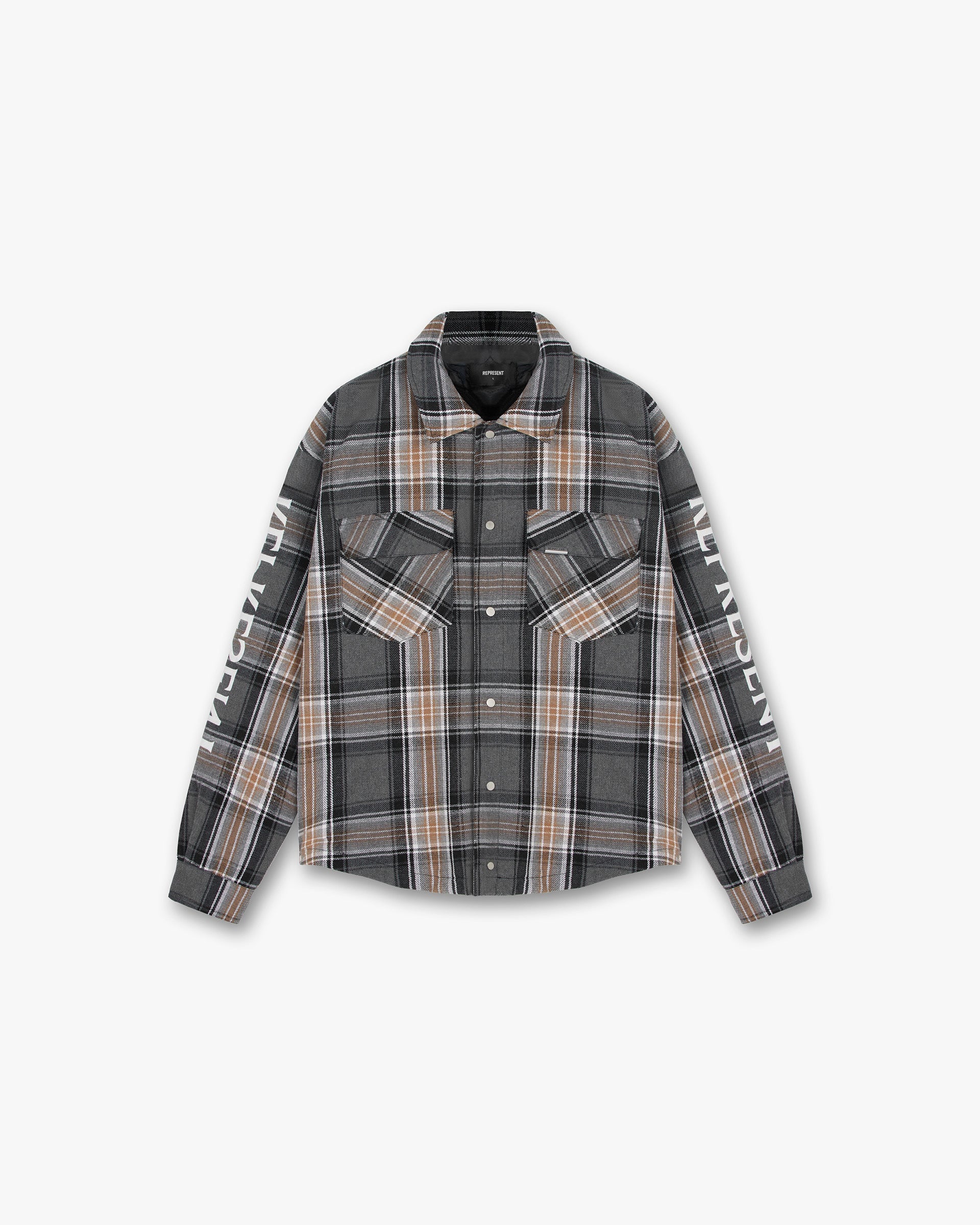 Quilted Flannel Overshirt -