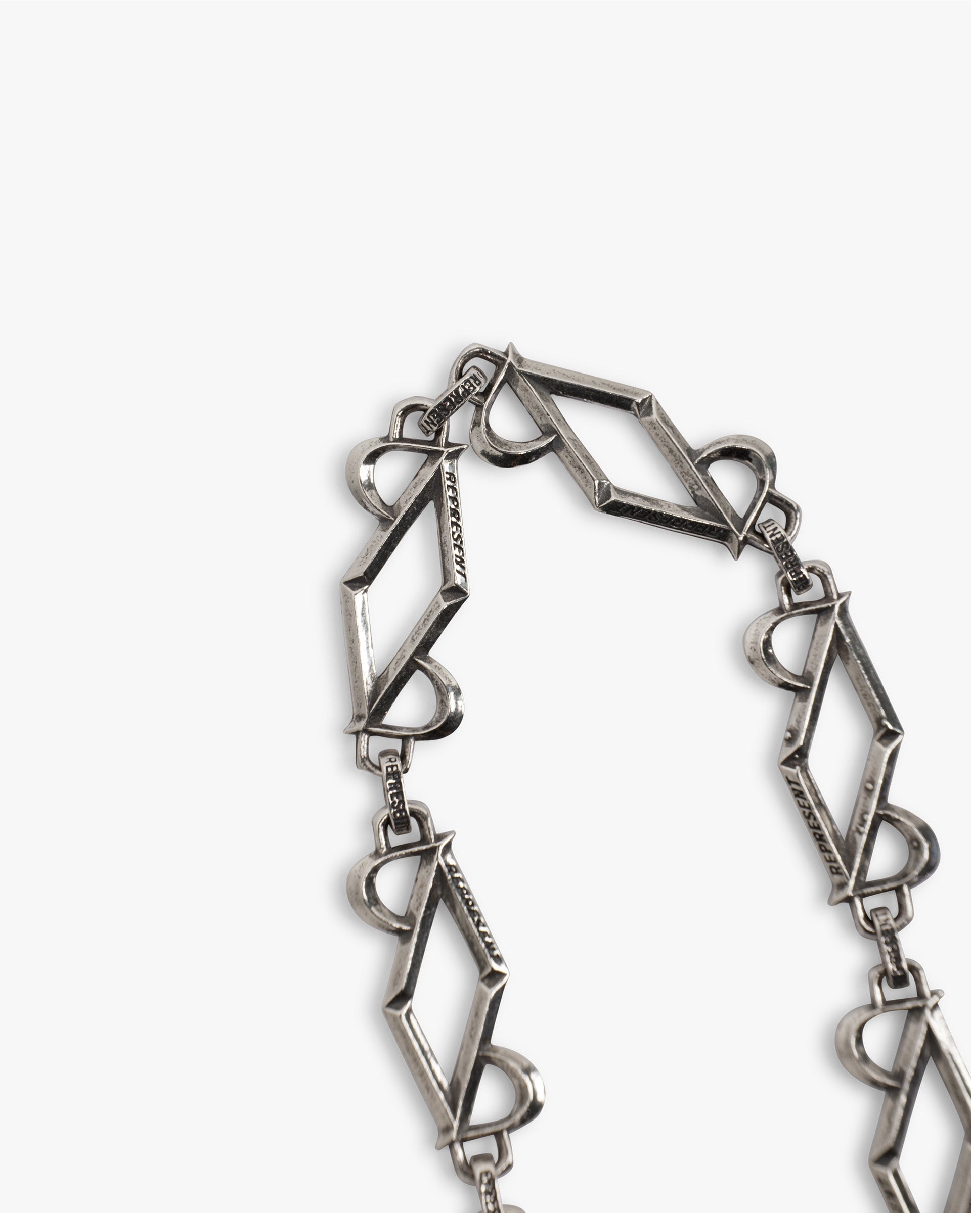 Initial Chain Necklace - Silver