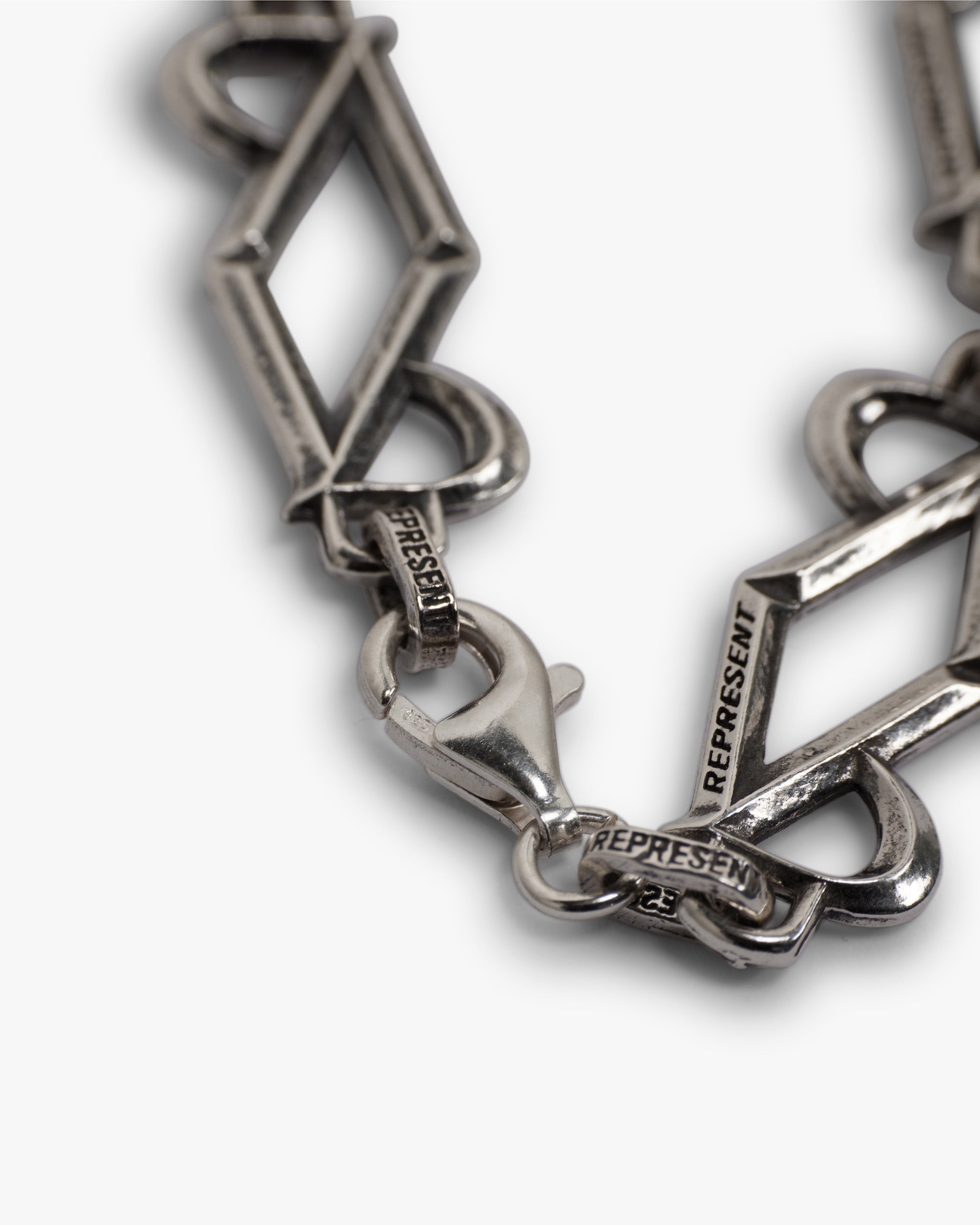 Initial Chain Necklace - Silver