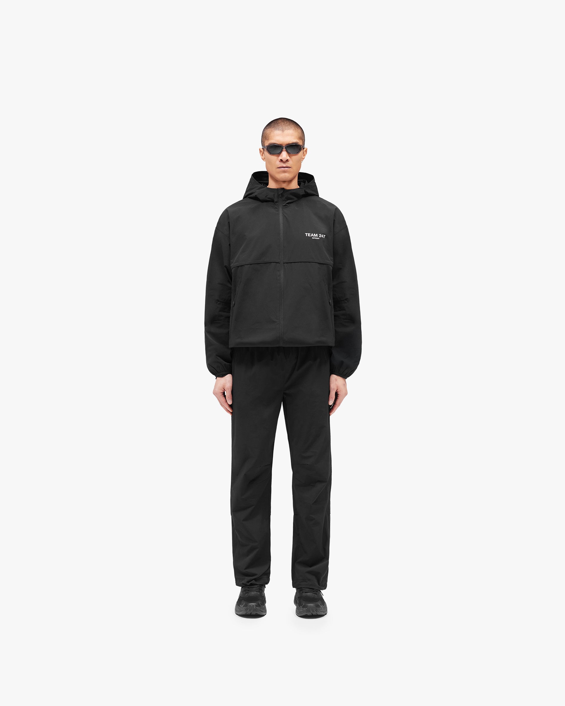 Team 247 Straight Leg Track Pant - Jet Black