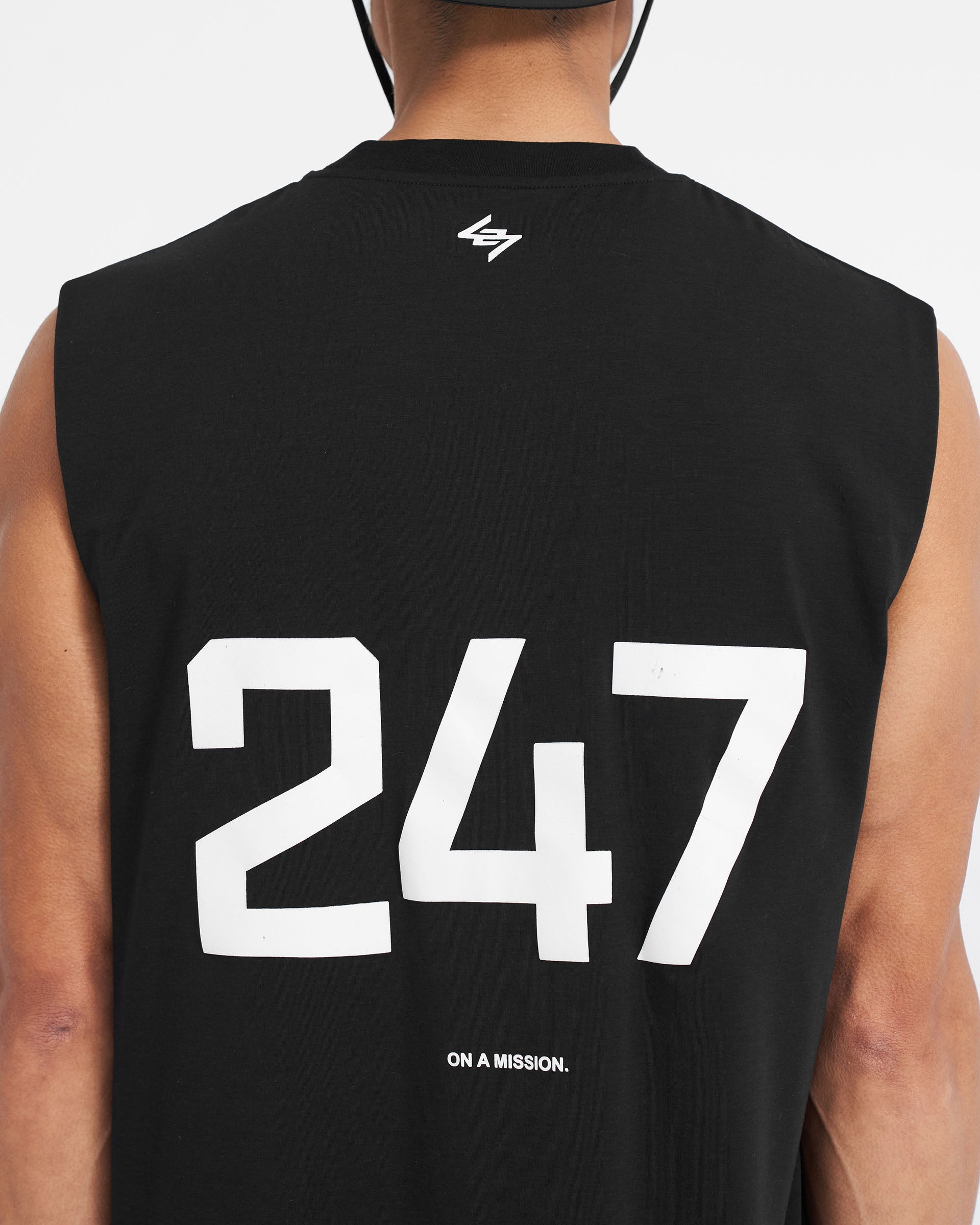 247 Oversized Tank - Tiefschwarz