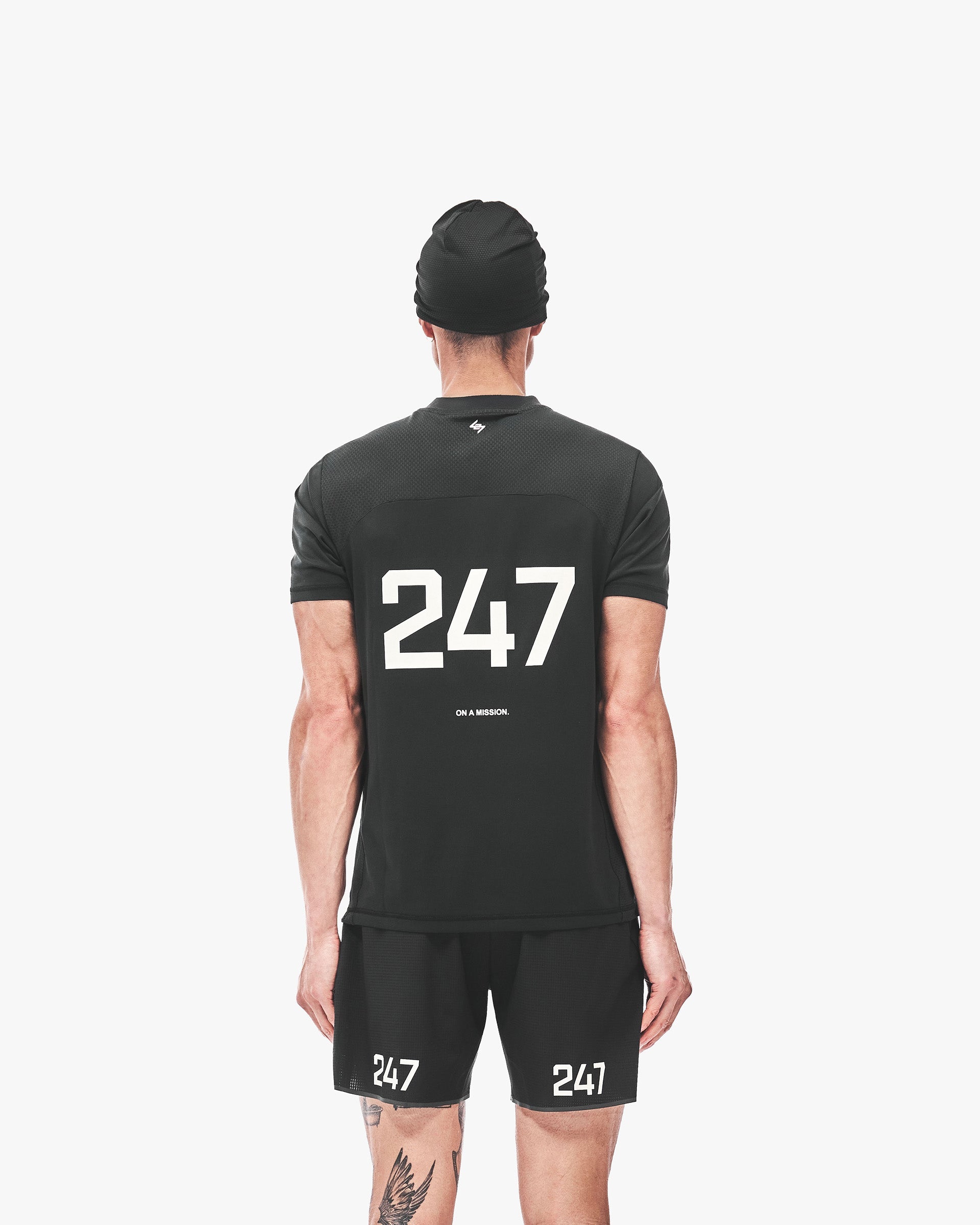 247 Numbers T-Shirt - Jet Black