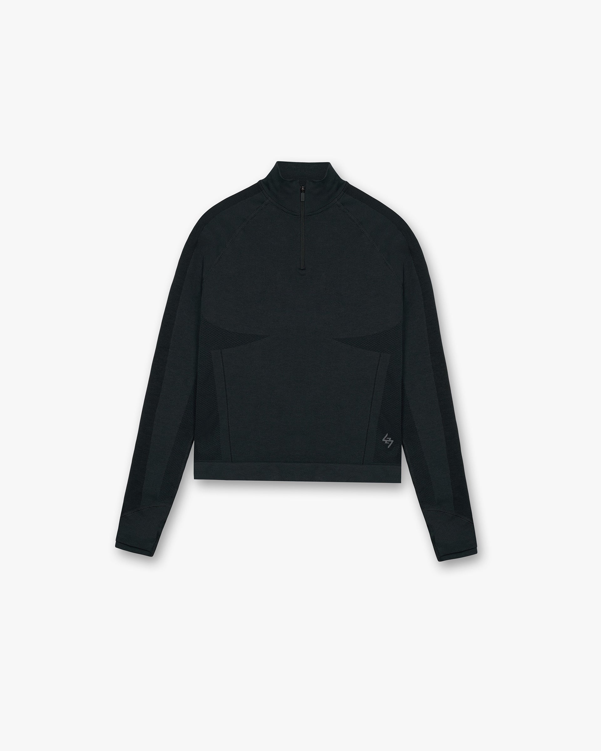 247 Sculpt Seamless Quarter Zip Jacket - Black