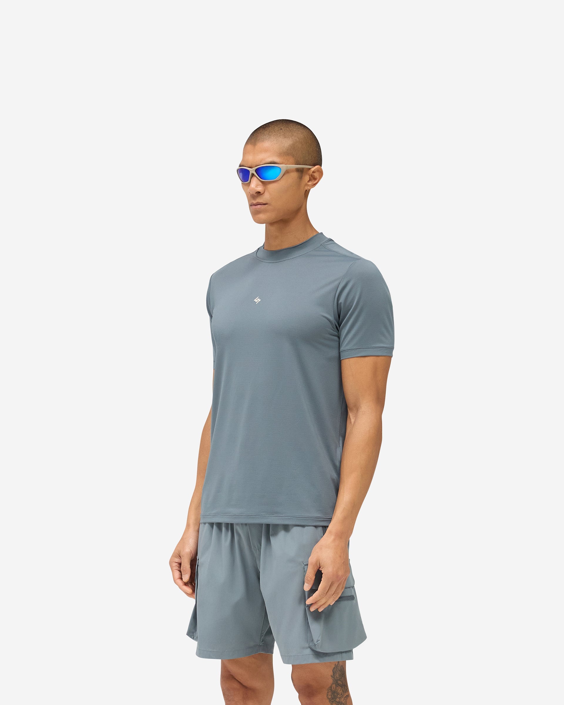 247 DNA Mesh T-Shirt - Dusky Navy