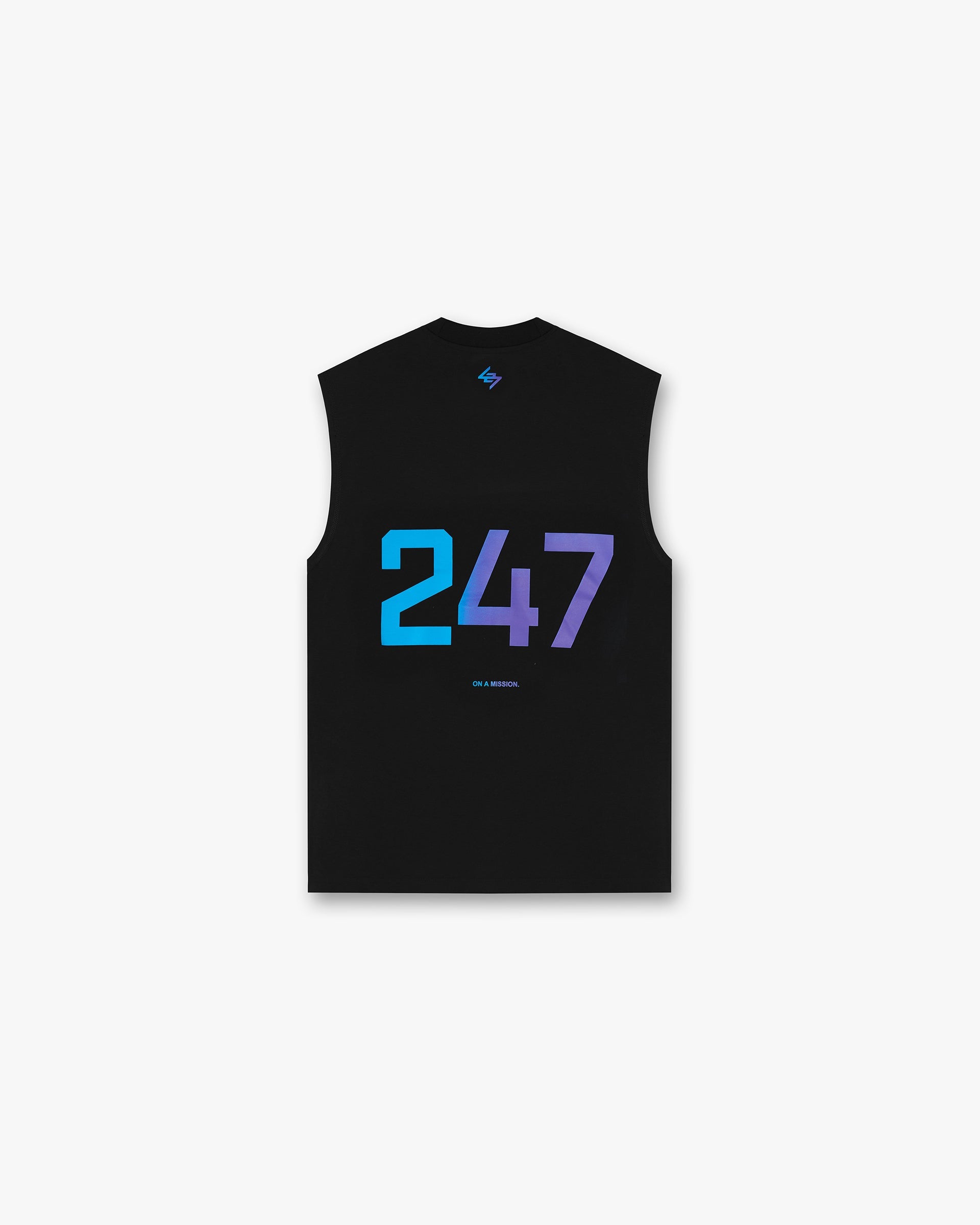 247 Oversized Tank - Purple Fade