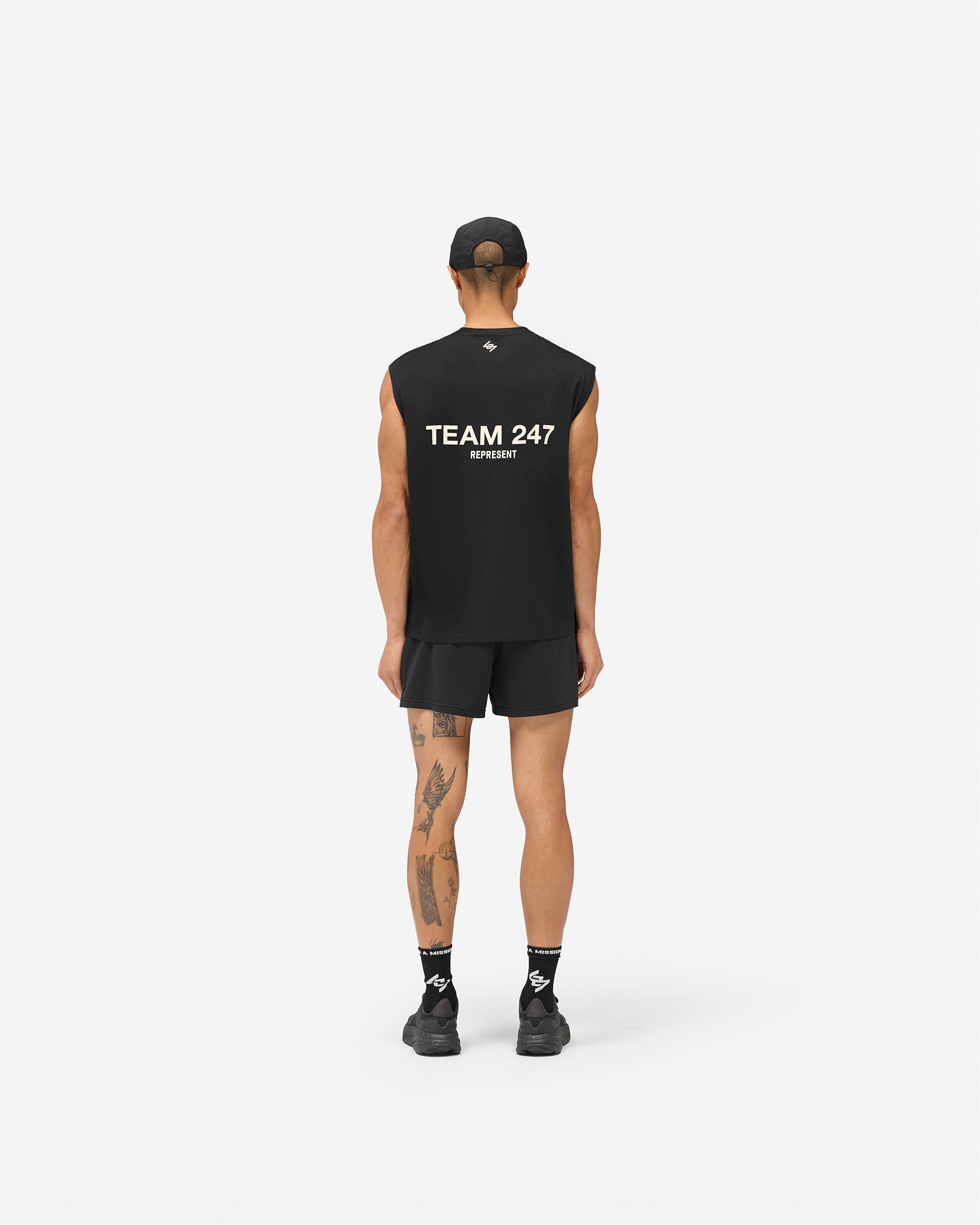 Team 247 Oversized Tank - Jet Black