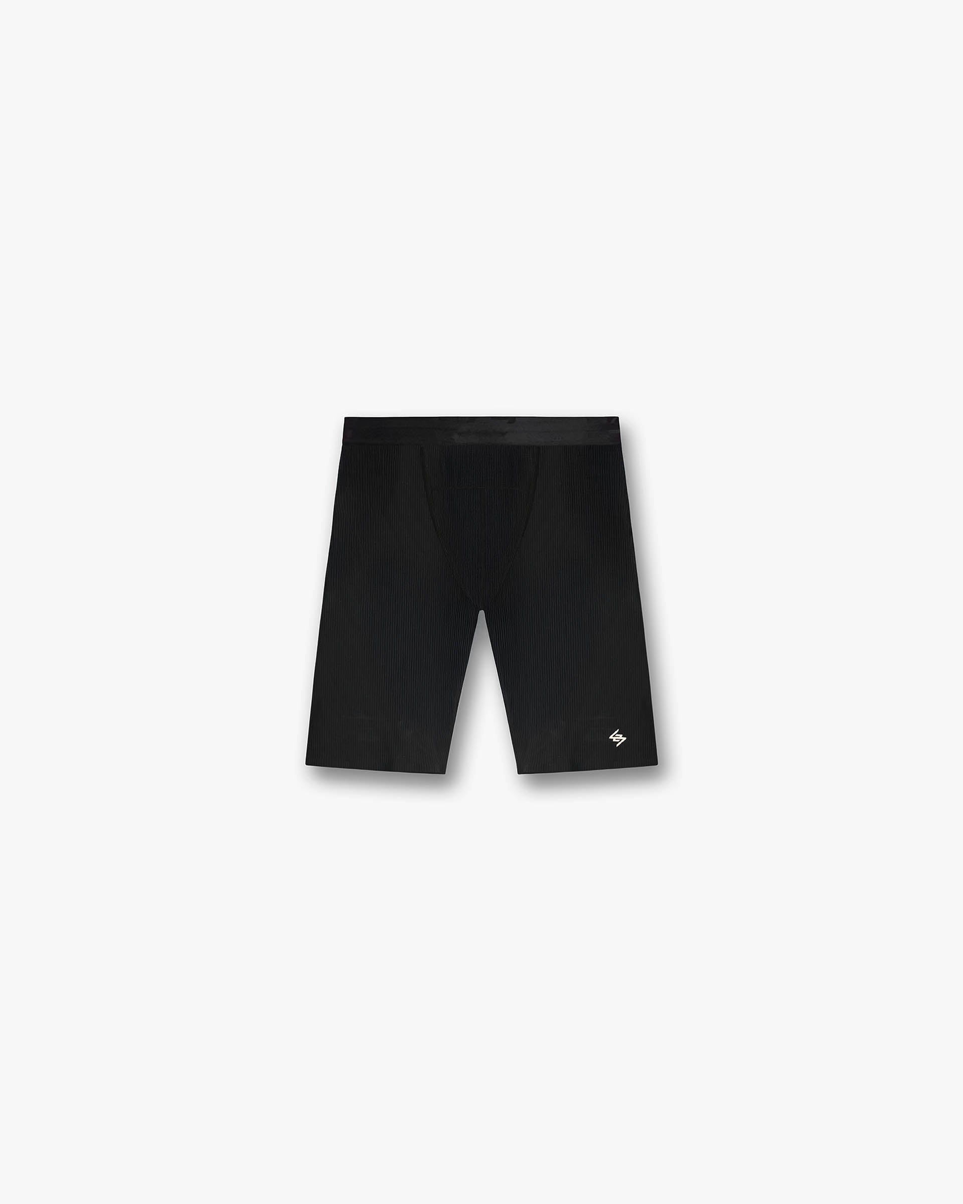 247 Ribbed Half Tight - Black