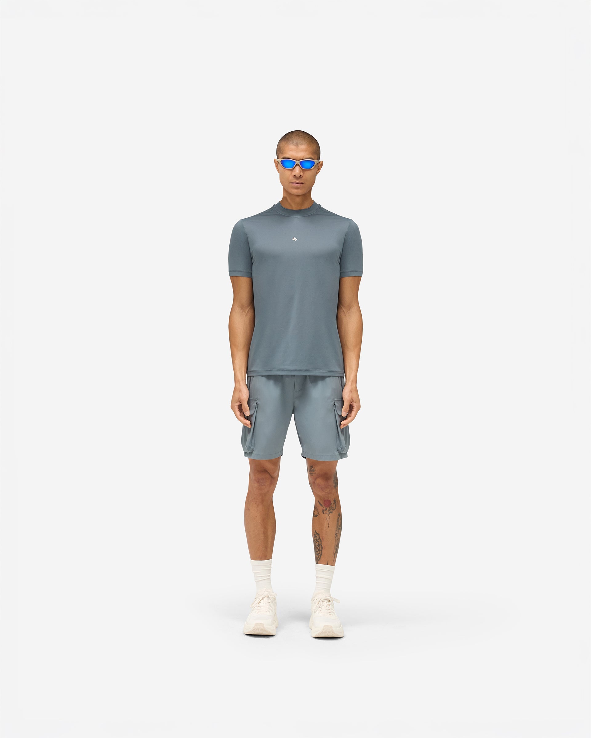 247 DNA Mesh T-Shirt - Dusky Navy