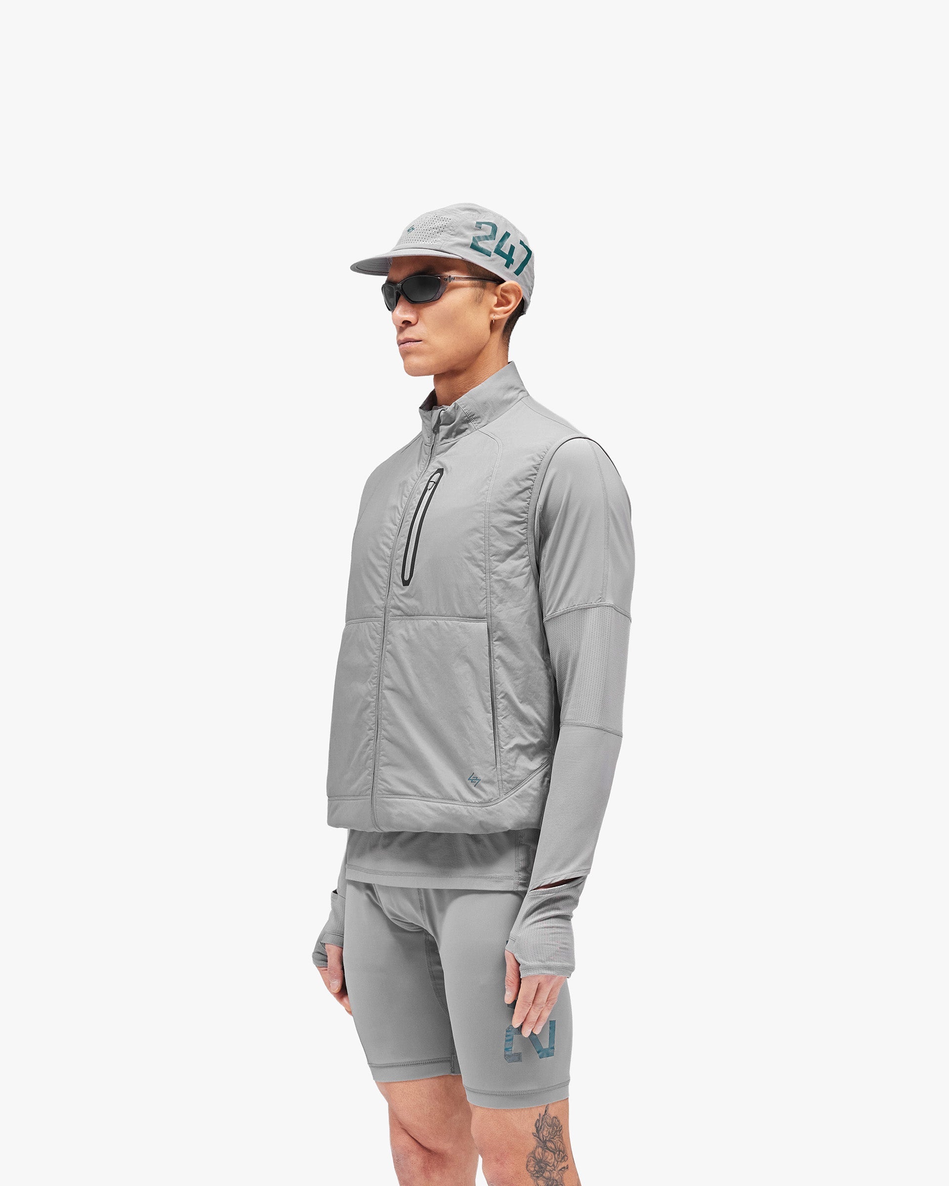247 Run Gilet - Graphite Grey