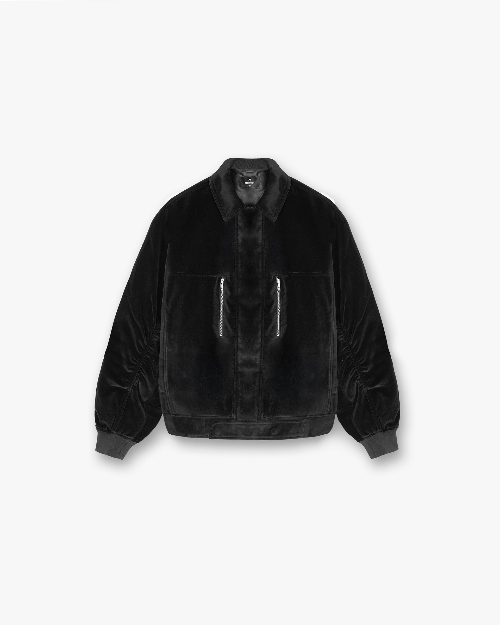 Bordeaux Brushed Jacket - Negro