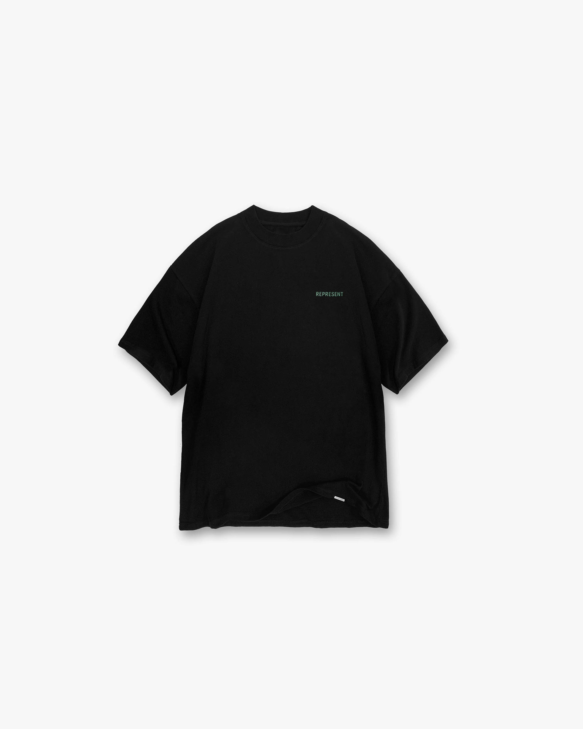 Represent x StockX Deconstructed T-Shirt | Off Black T-Shirts Exclusive | Represent Clo