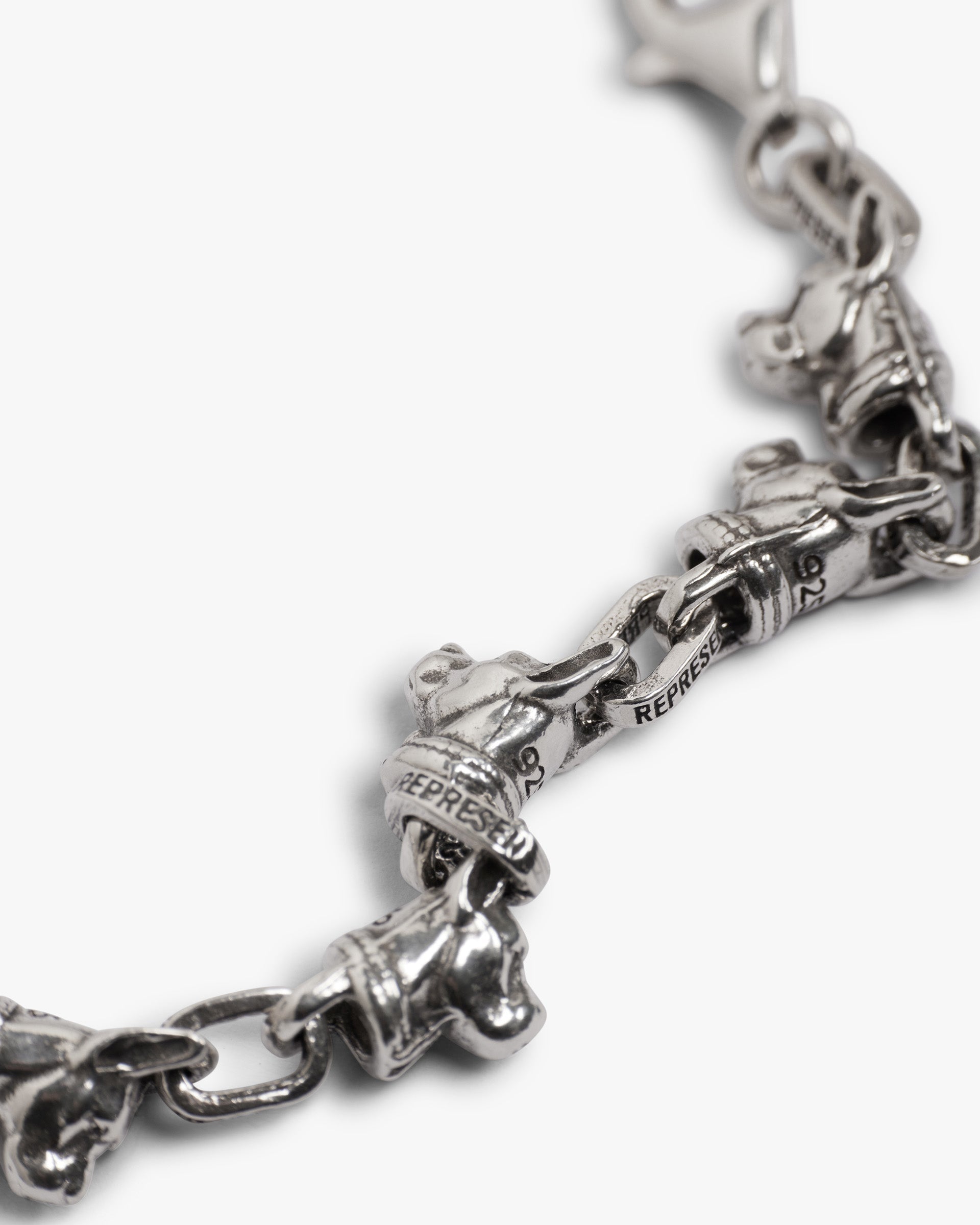 Doberman Necklace - Silver