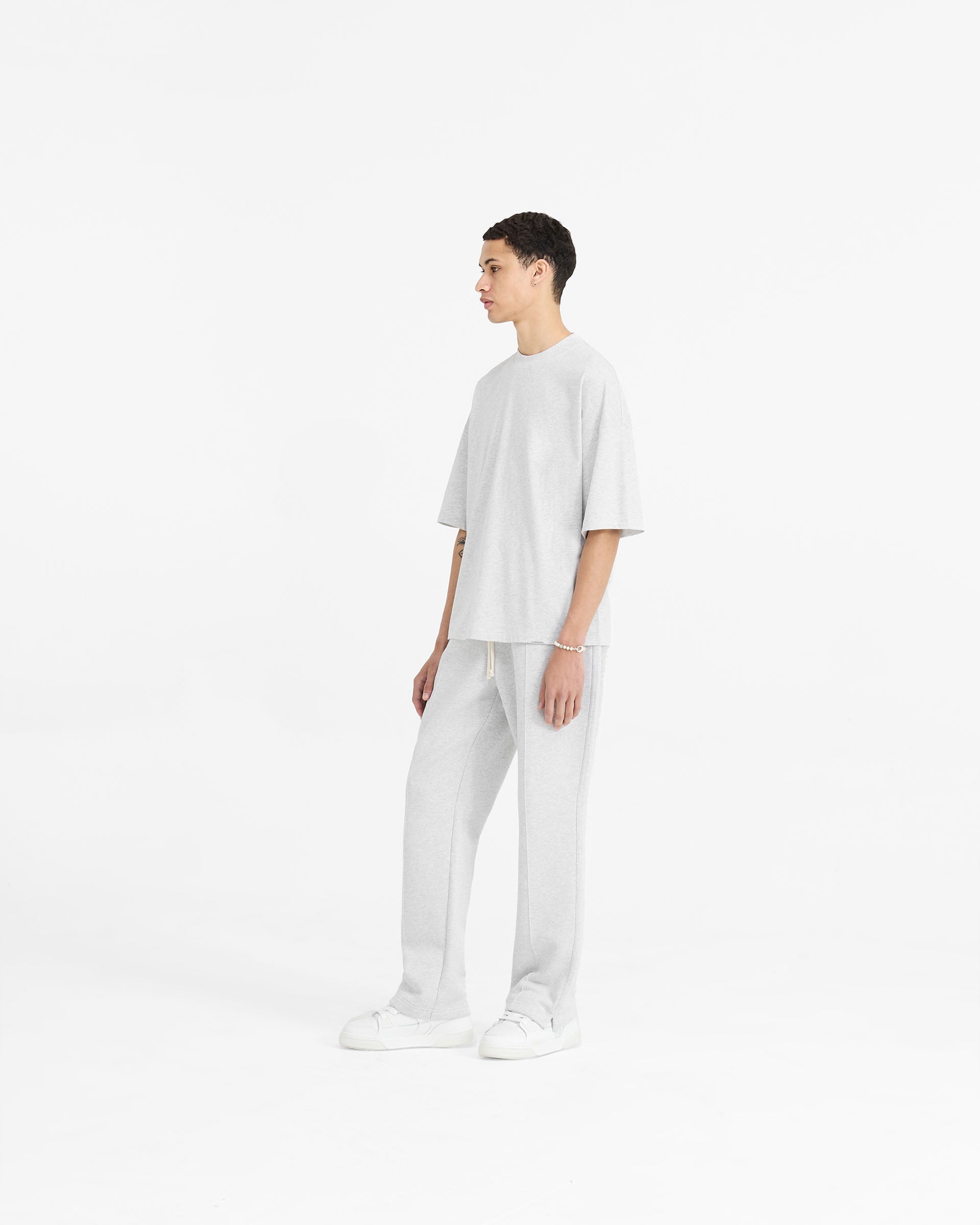 Initial Sweatpant - Eisgrau Meliert