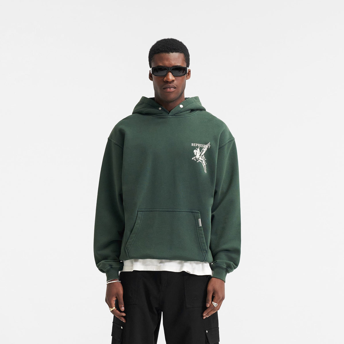 Forest Green Hoodie | REPRESENT CLO