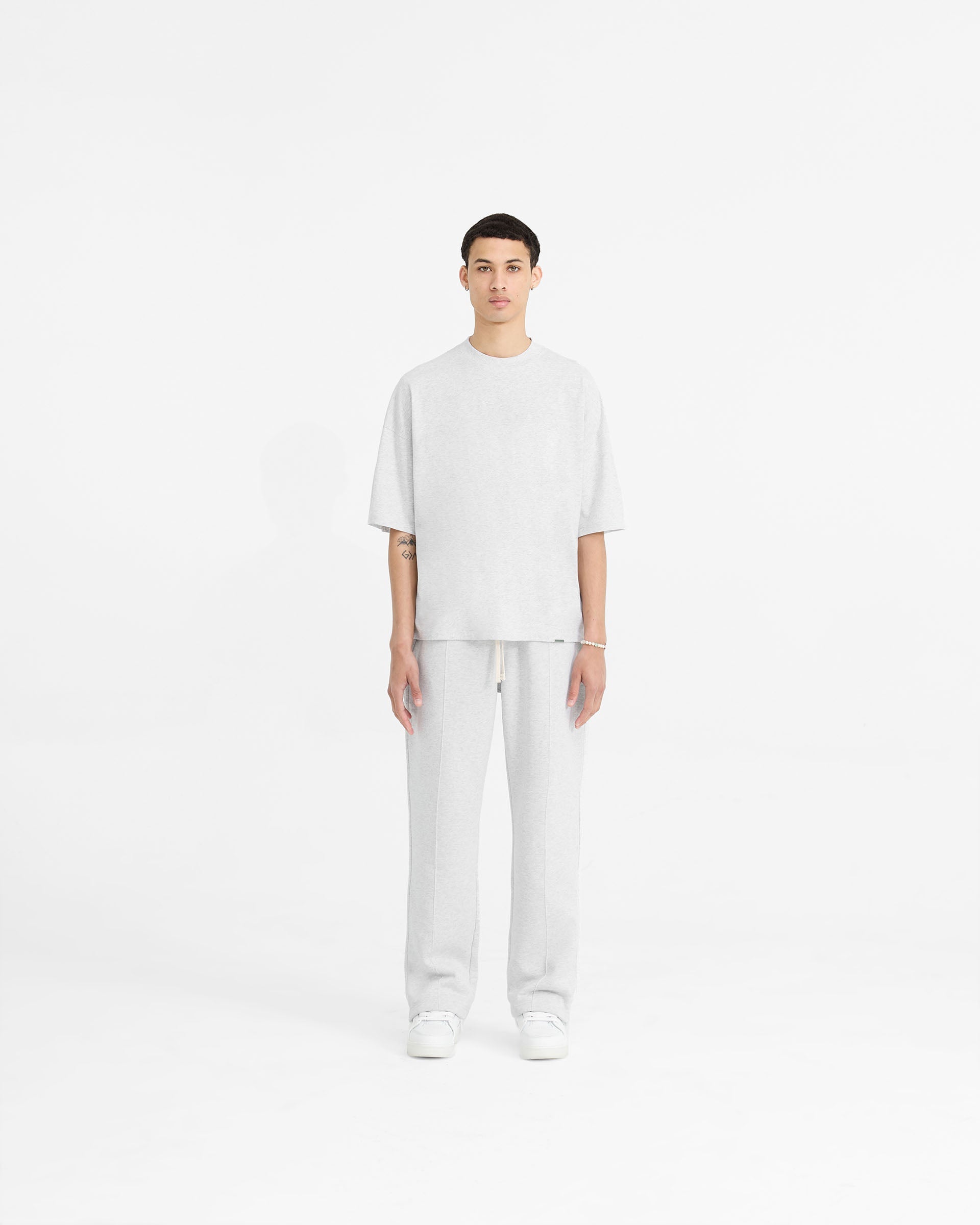 Initial Sweatpant - Eisgrau Meliert
