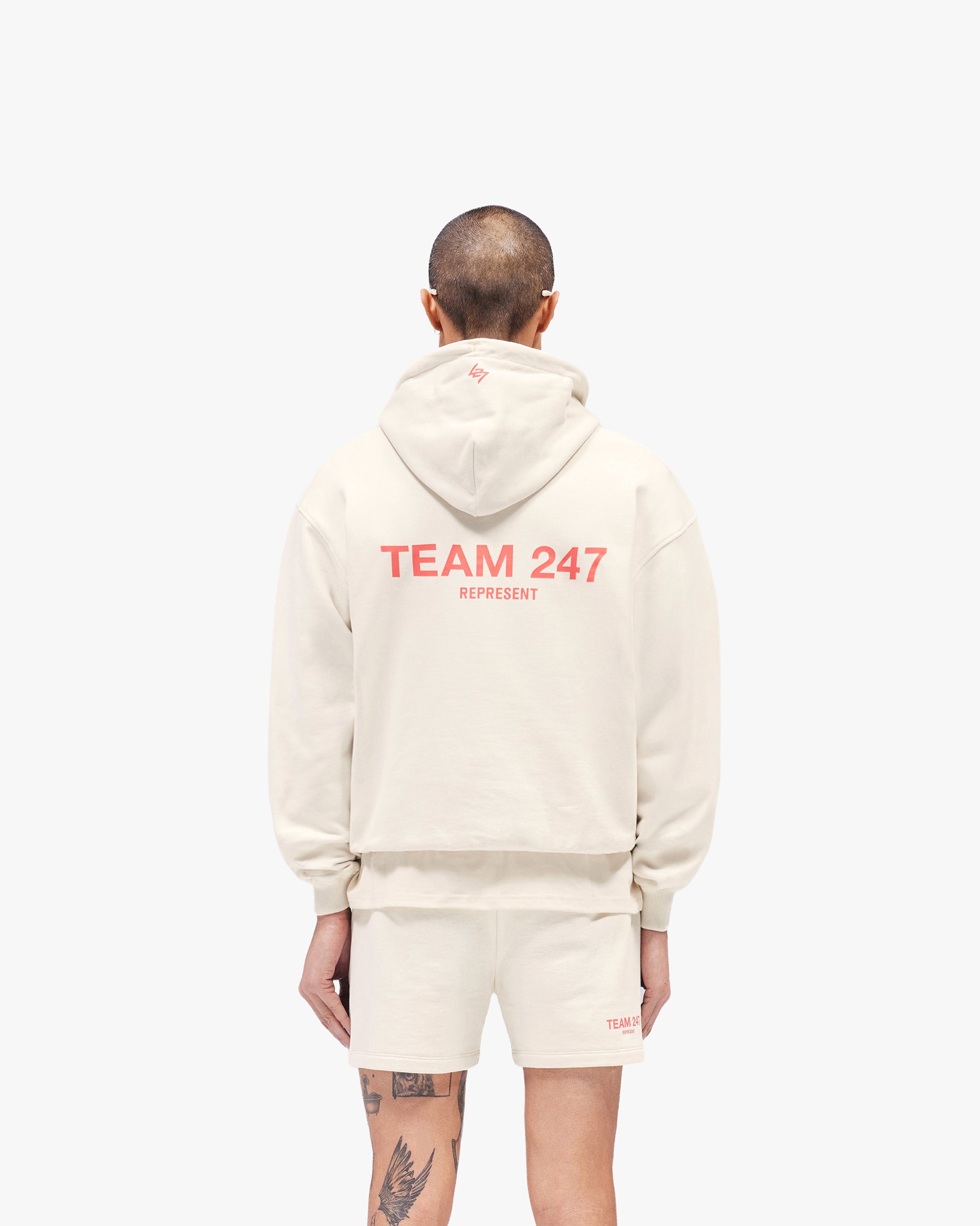 Team 247 Oversized Hoodie - Cream
