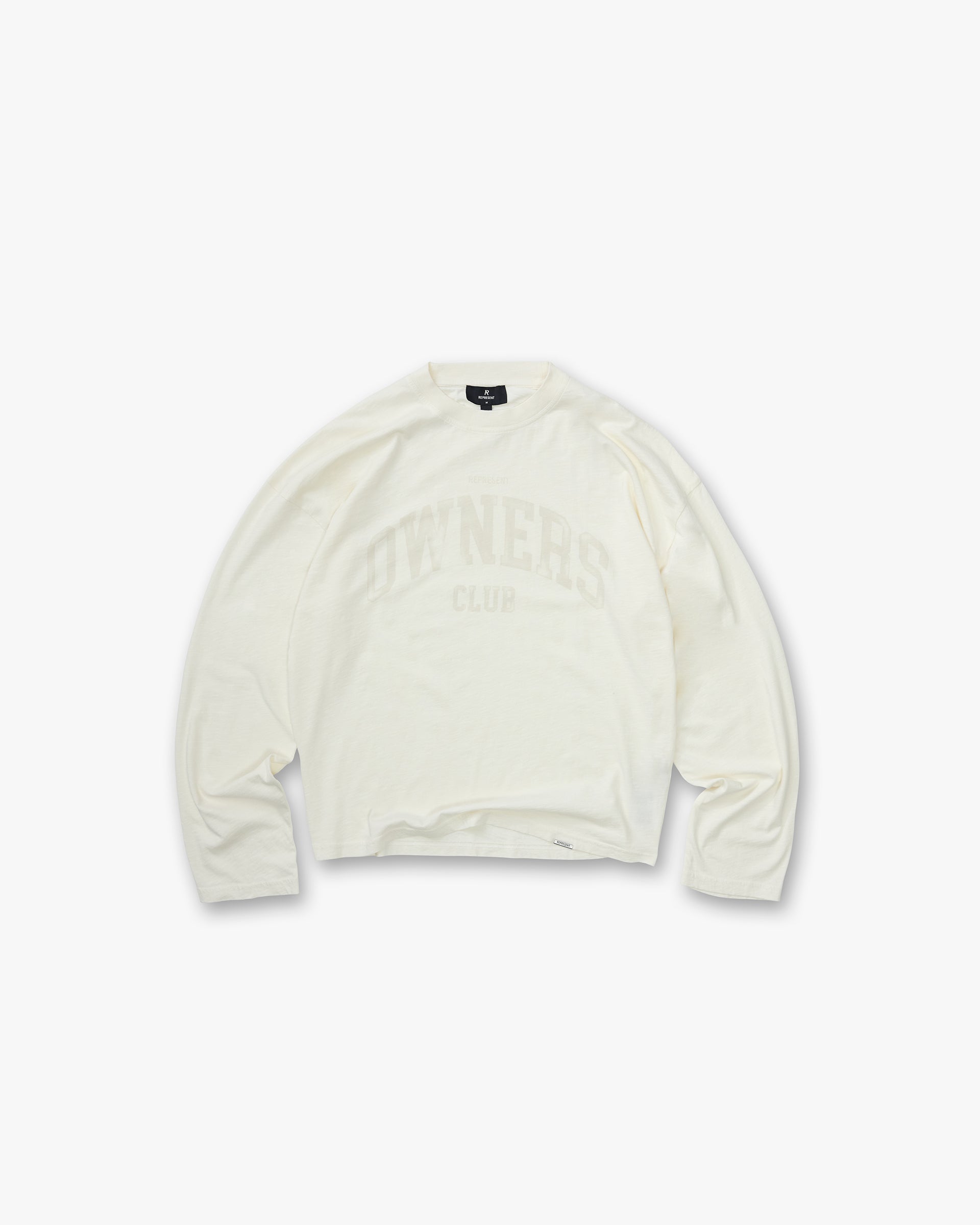 Represent Owners Club Long Sleeve T-Shirt - Chalk