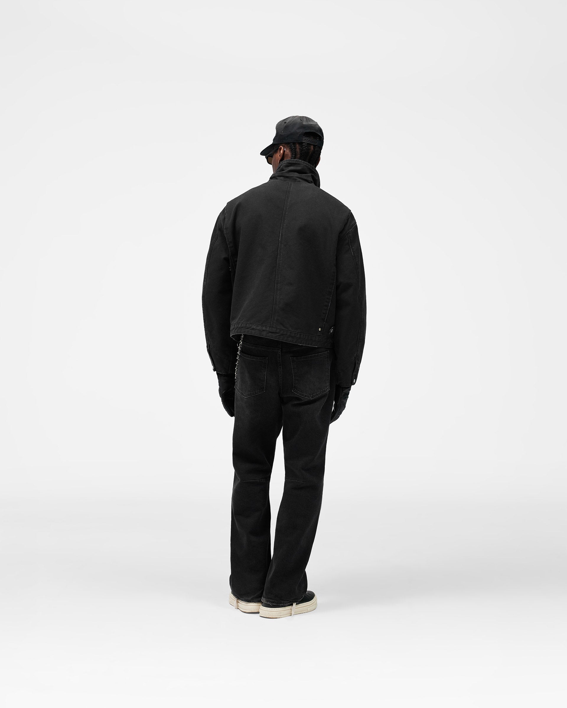 Heaton Workwear Jacket - Washed Black