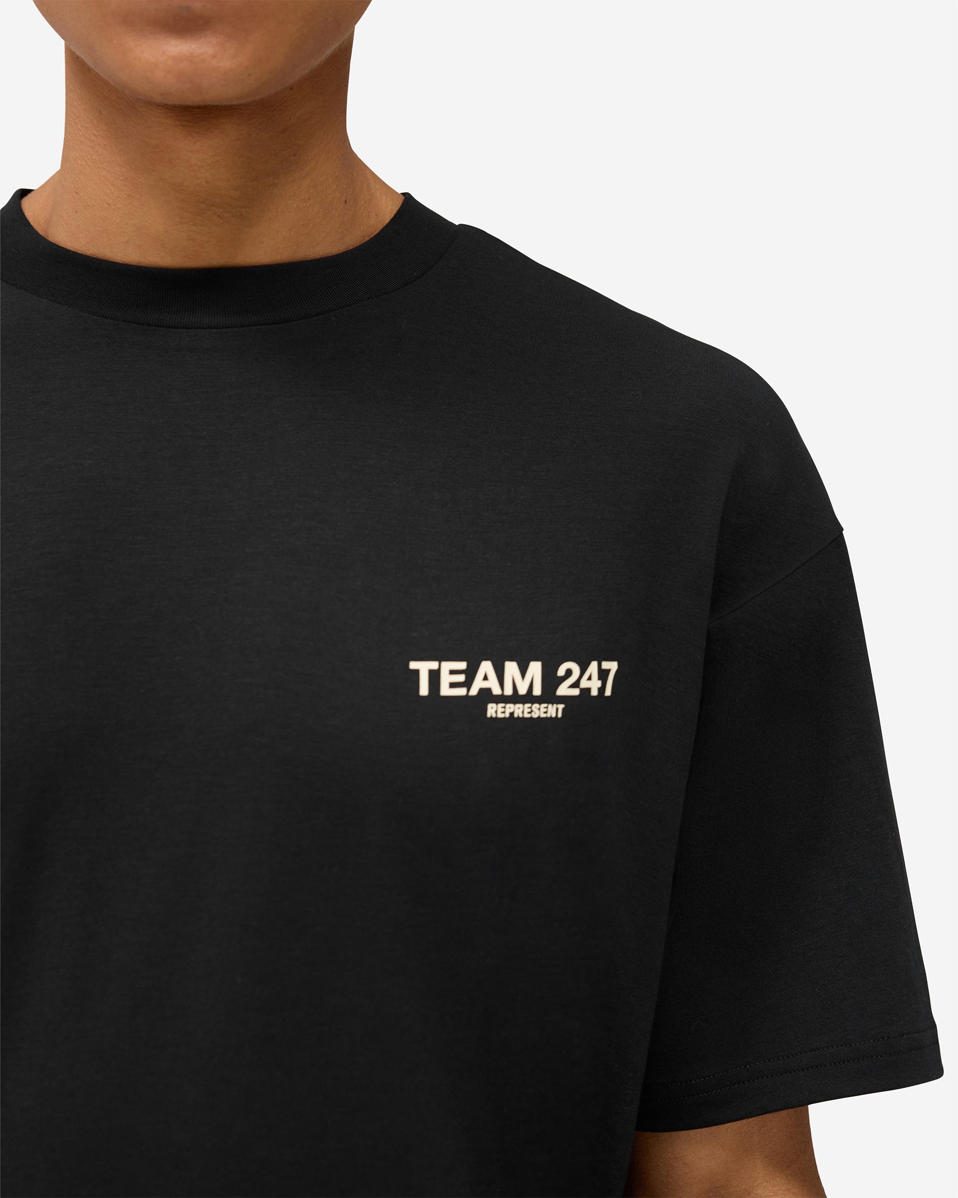 Team 247 Oversized T-Shirt - Jet Black