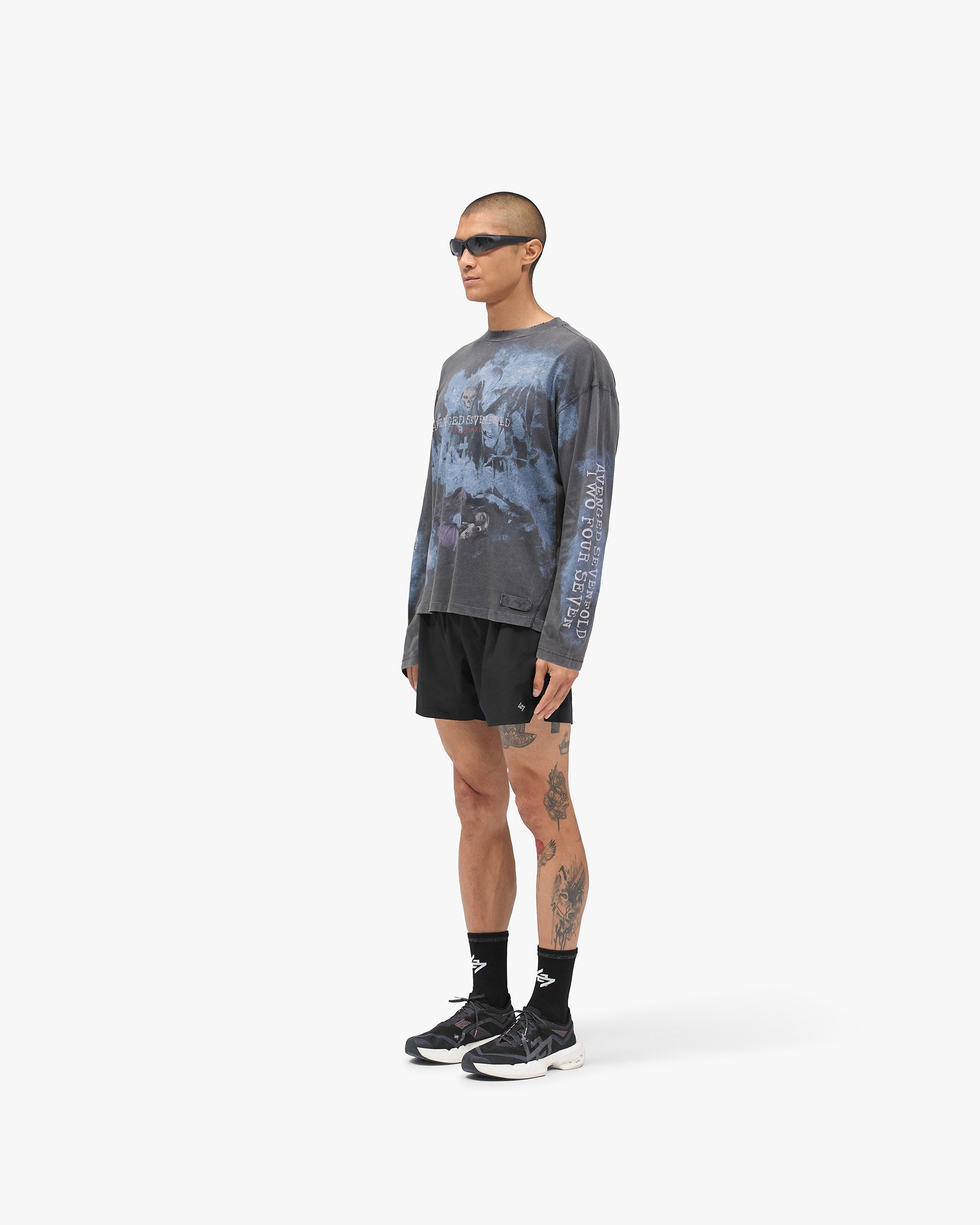 247 x Avenged Sevenfold Nightmare Long Sleeve T-Shirt - Aged Black