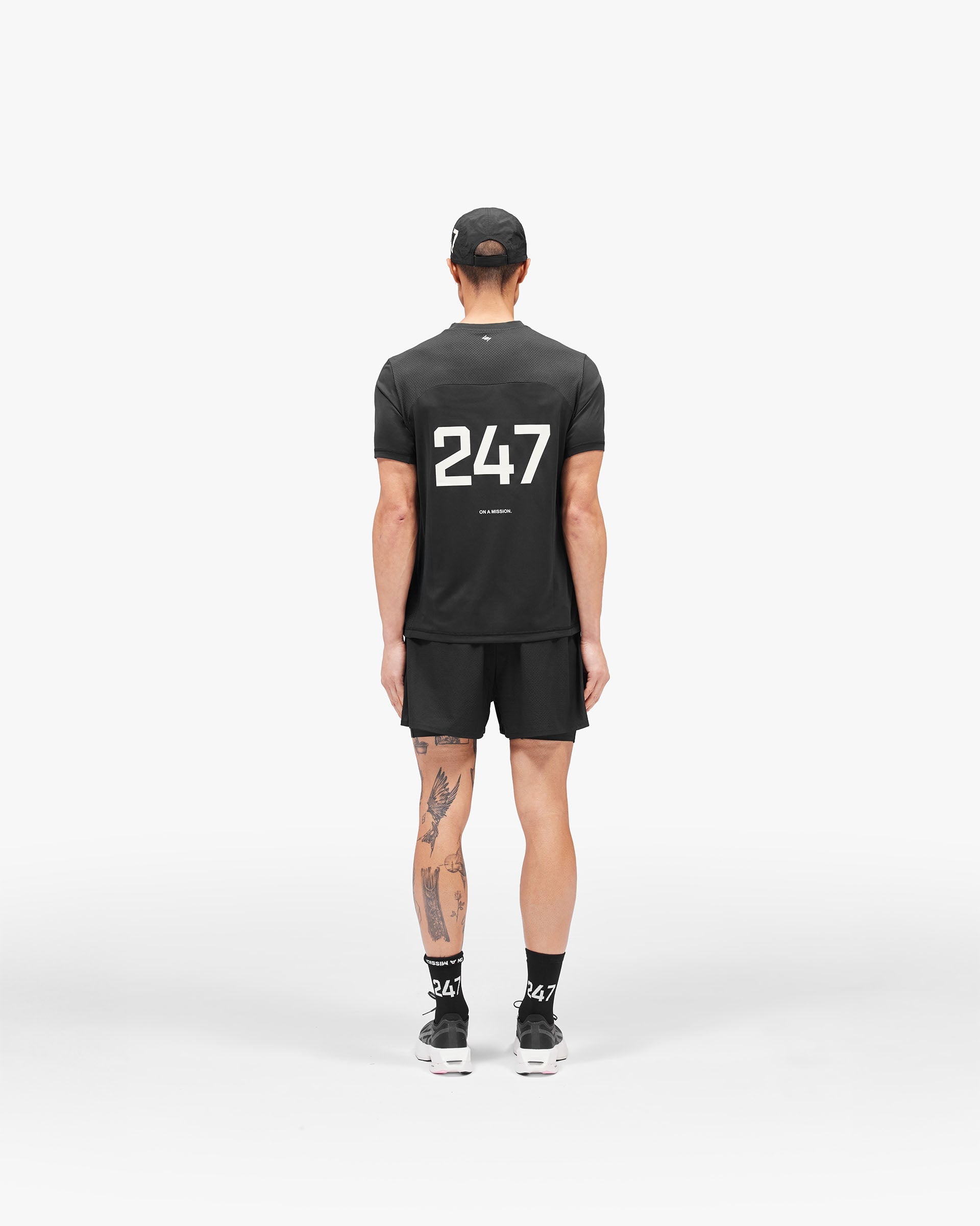 247 Trail Short - Tiefschwarz