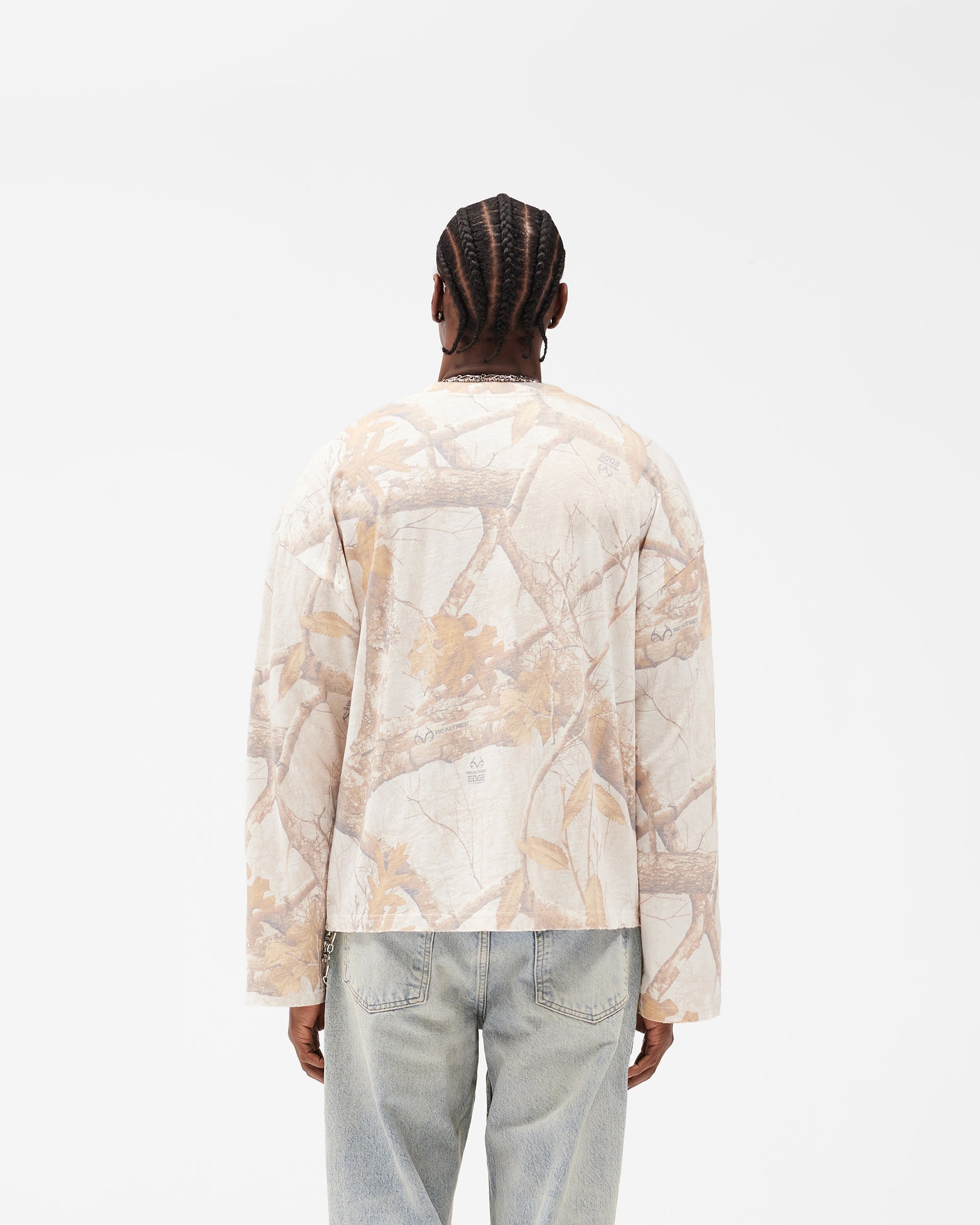 EngLAnd Long Sleeve T-Shirt - Washed White Realtree®