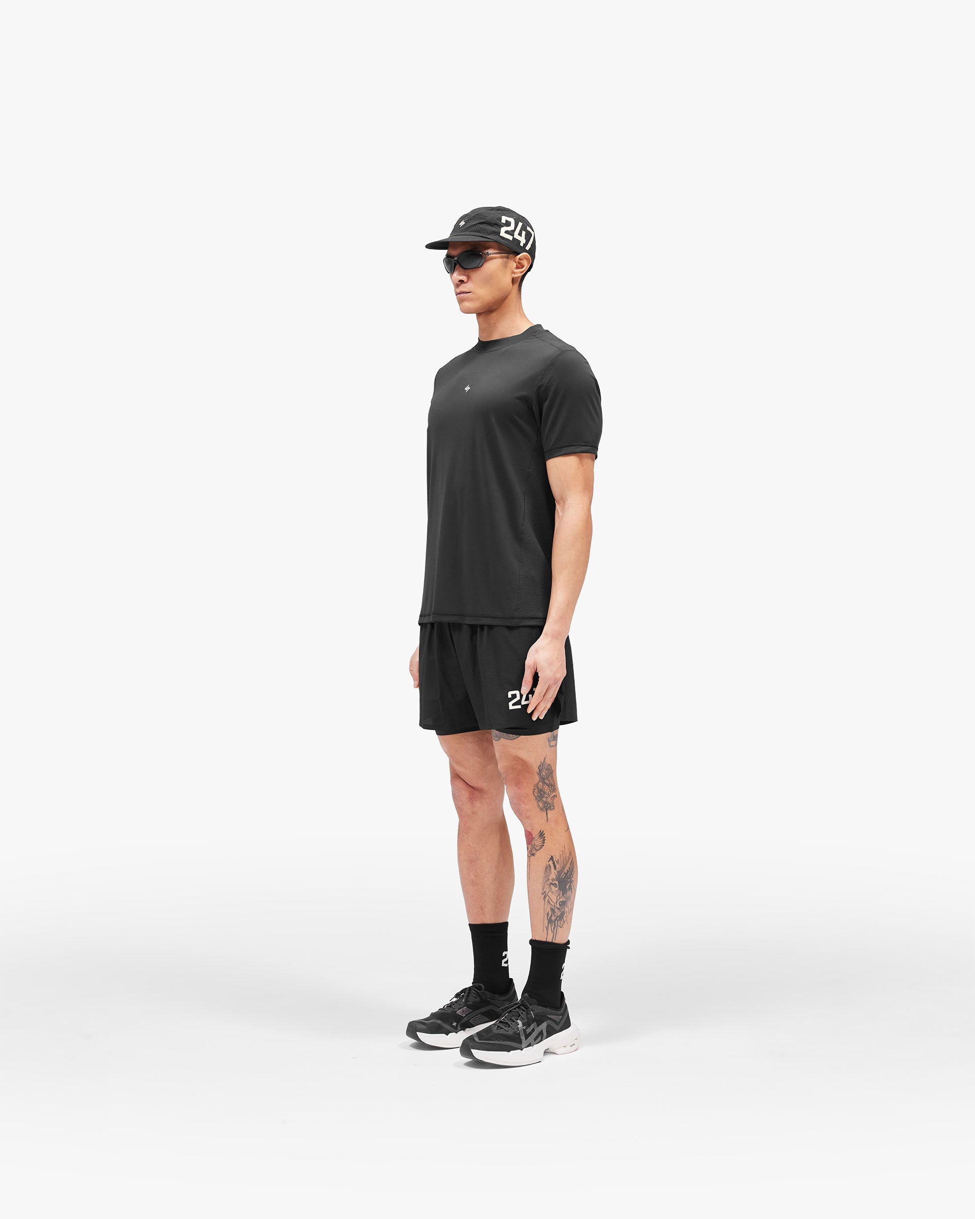247 Trail Short - Tiefschwarz