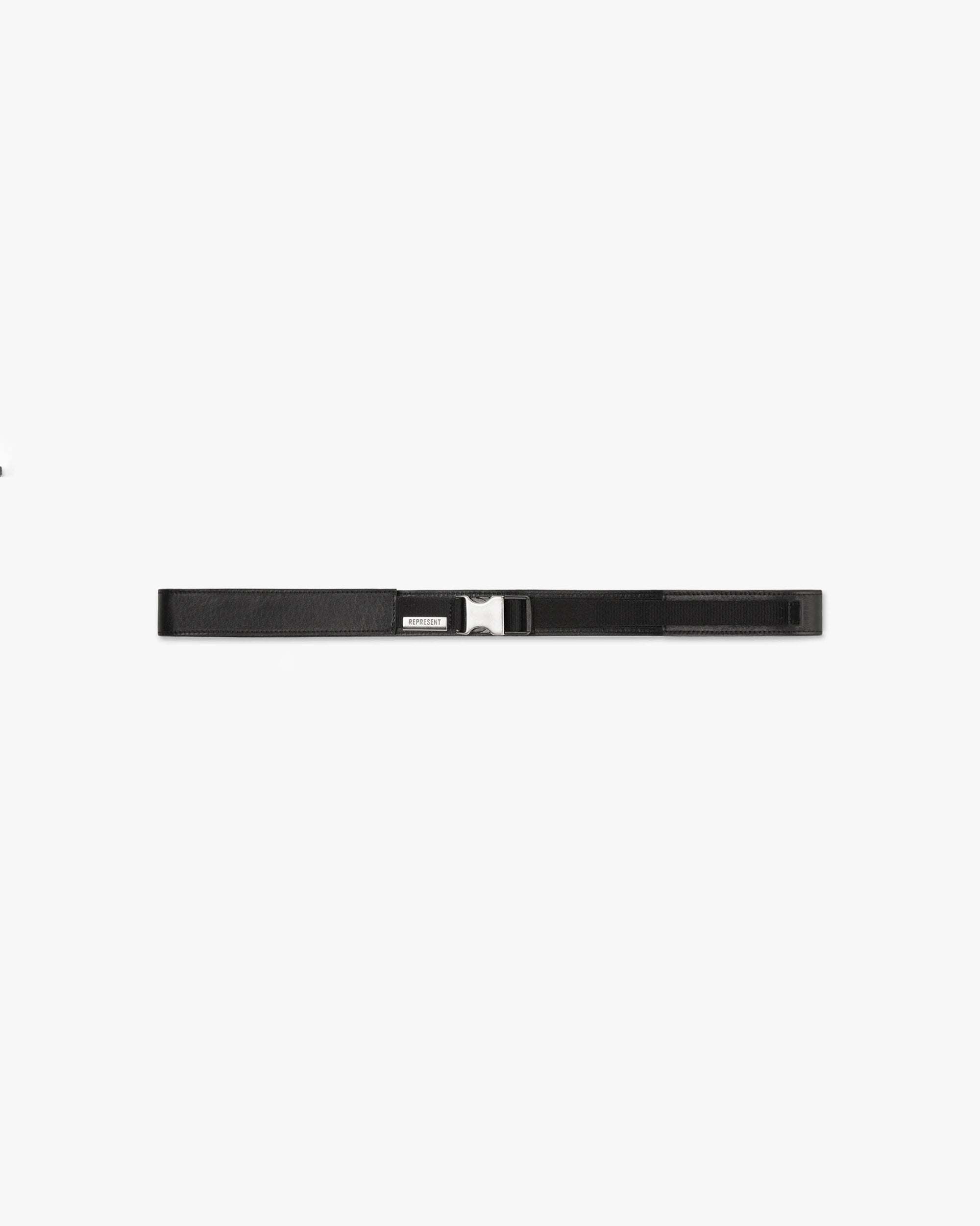 Belt | Black Leather Accessories SS22 | Represent Clo