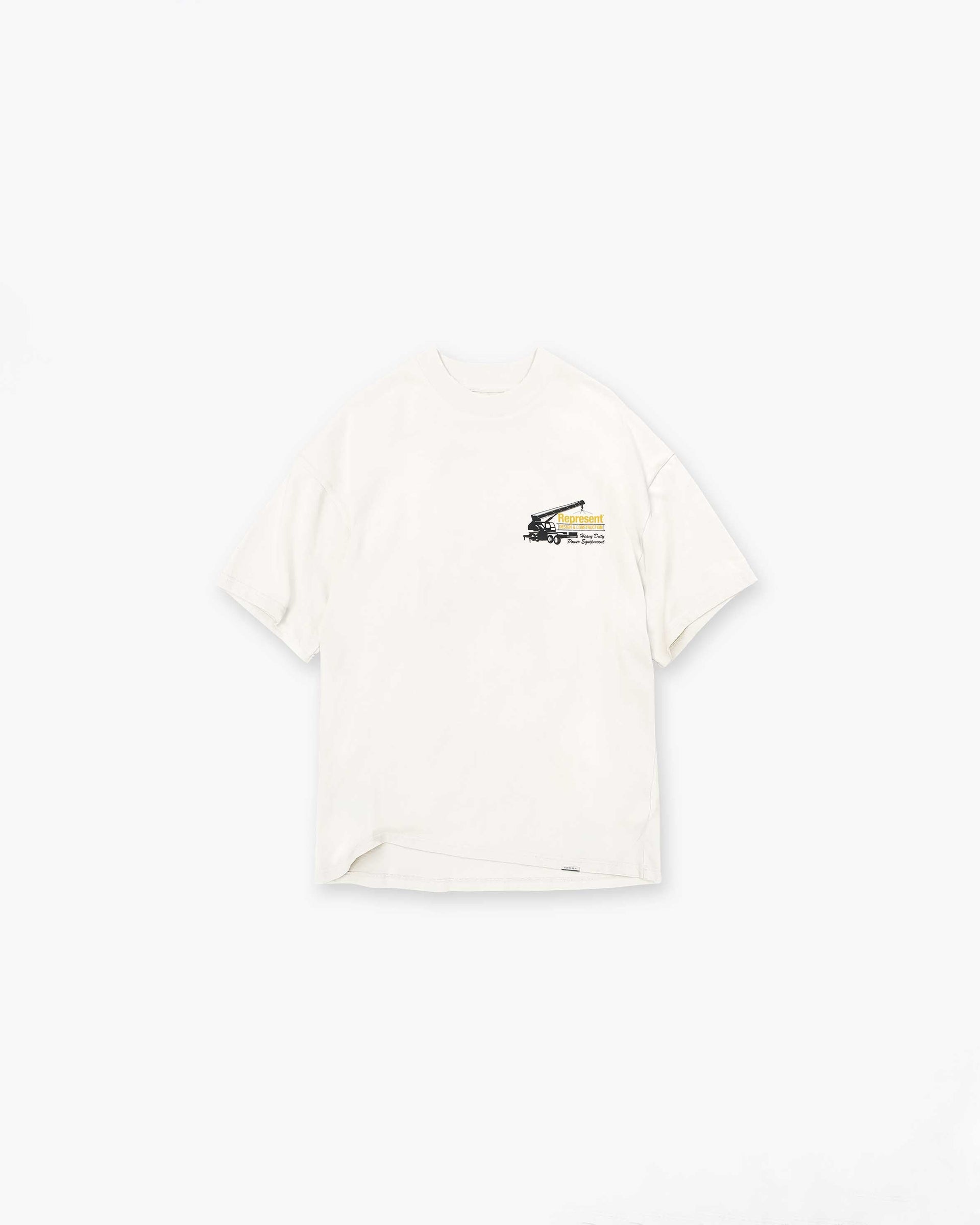 Design & Construction T-Shirt | Flat White T-Shirts SS23 | Represent Clo