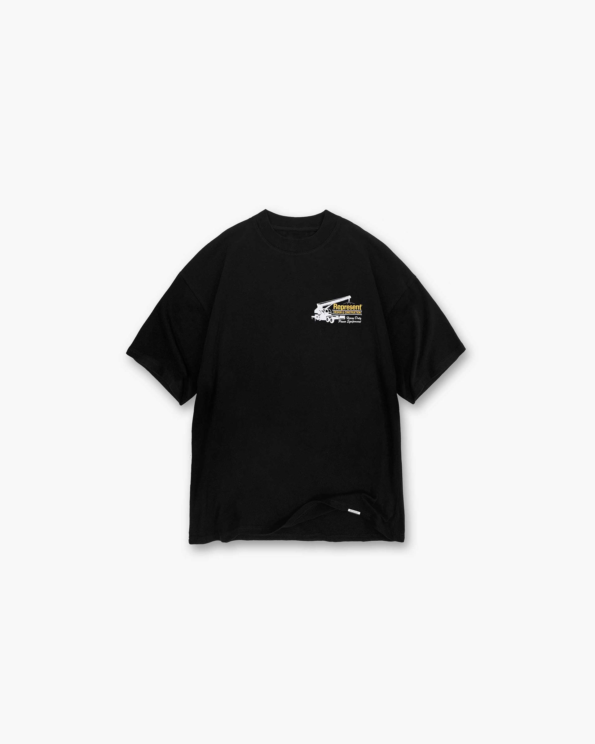 Design & Construction T-Shirt | Black T-Shirts SS23 | Represent Clo
