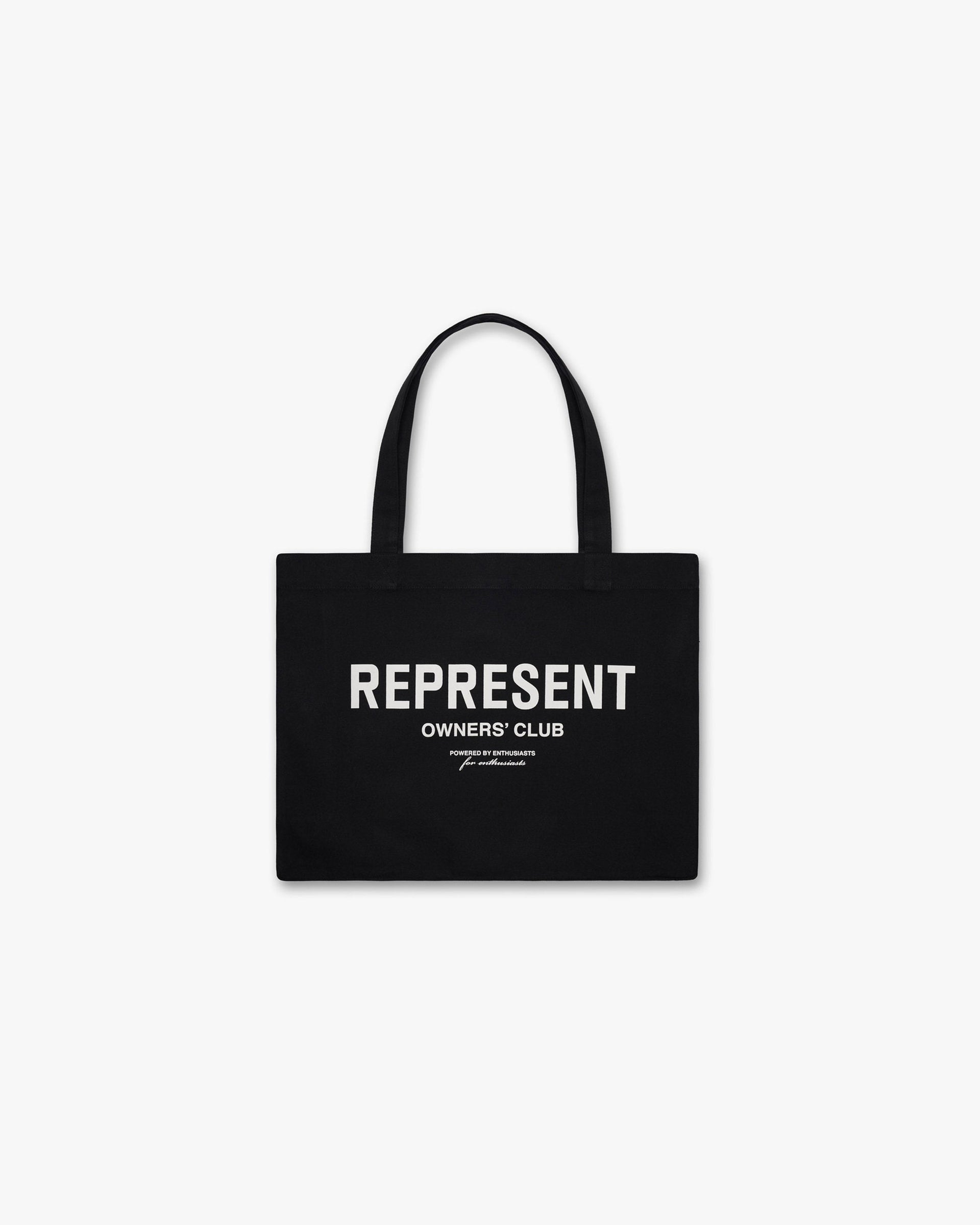 Owners Club Tote Bag | Black/White Accessories Owners Club | Represent Clo